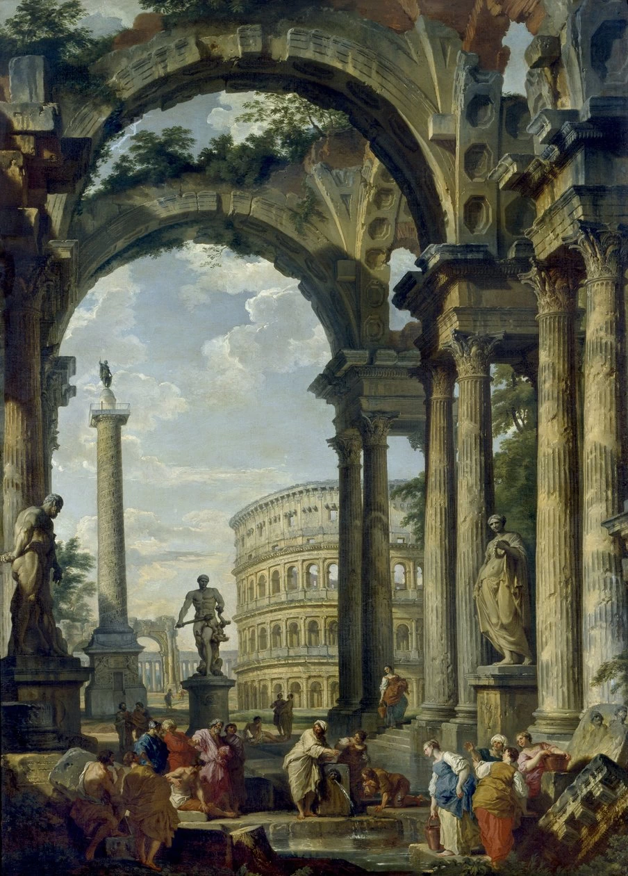 Capriccio romano - Ashmolean Museum, University of Oxford